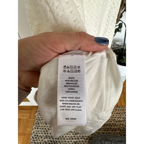 Joie Women's Ivory White Knit Tank Dress, NWOT, Size Medium - Picture 4 of 5